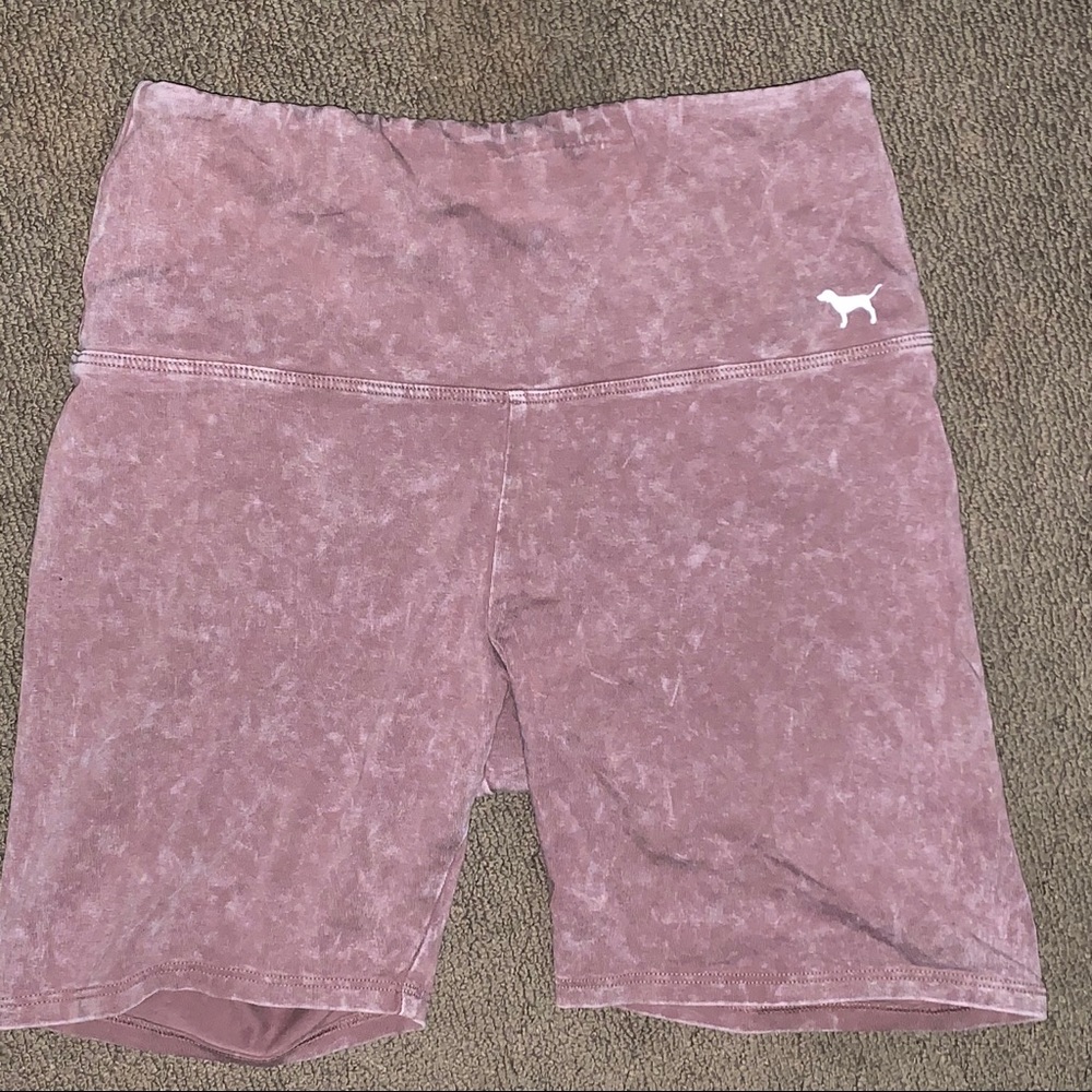 Pink biker shorts